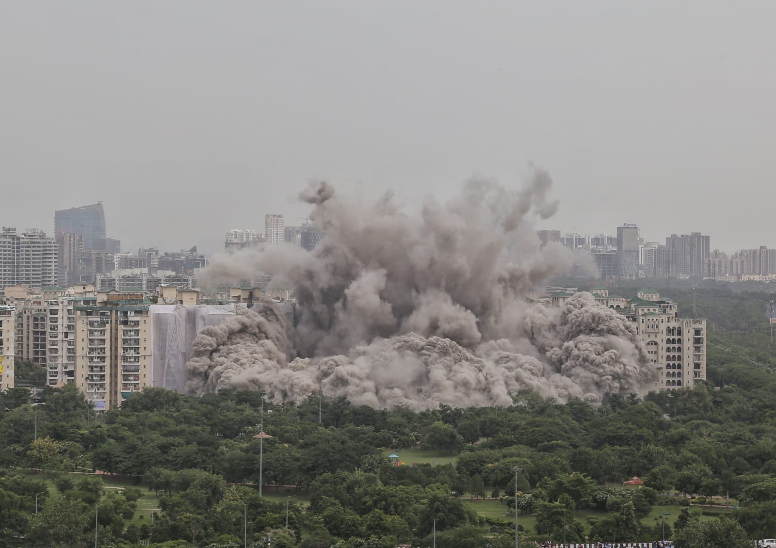 Supertech Twin Towers in Noida razed to the ground