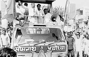 LK Advani's air-conditioned converted Toyota 'Rath'