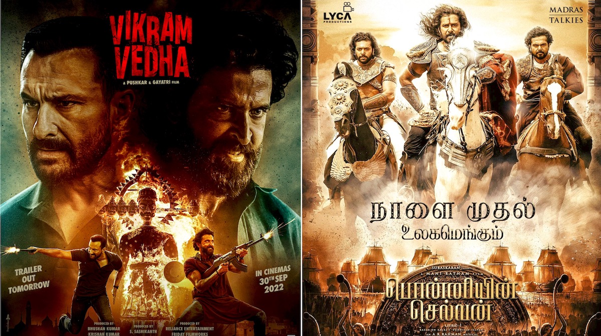 Vikram Vedha versus Ponniyin Selvan, which film has the edge this week: Trade experts kick in