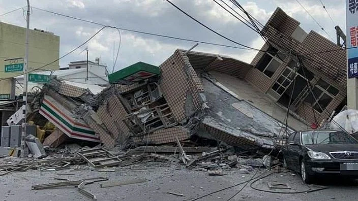 6.9-magnitude quake hits Taiwan