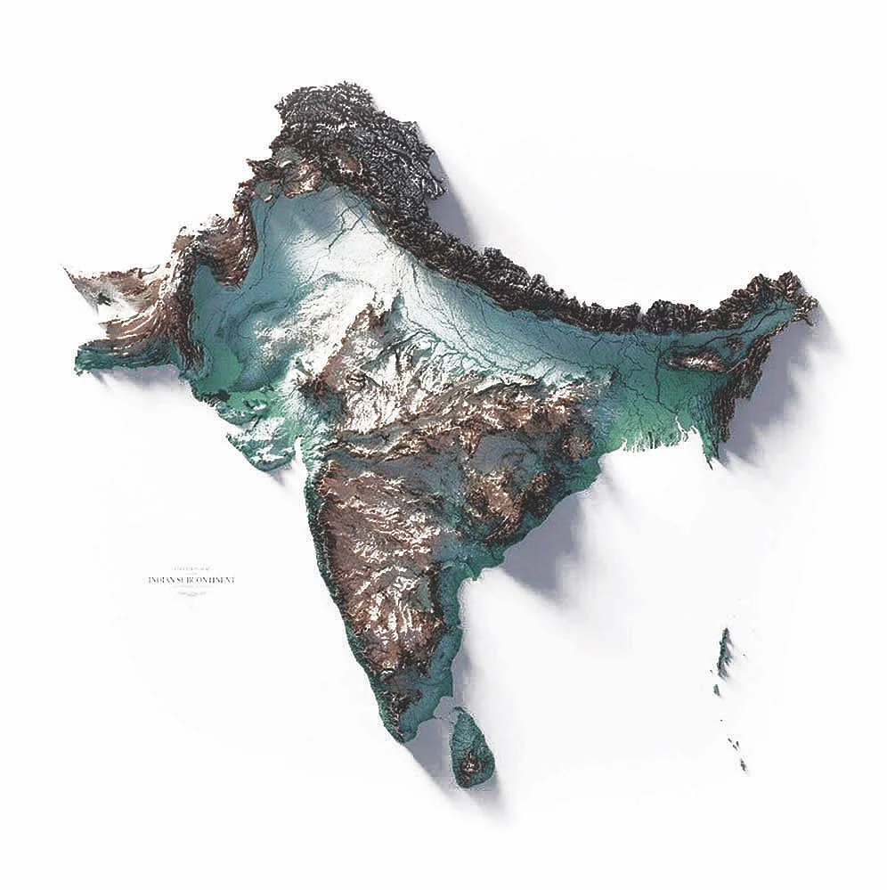 The topography map (Source: EPIC Maps)