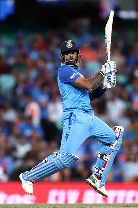 Surya Kumar Yadav in action during Ind vs SA T20 match on Sunday