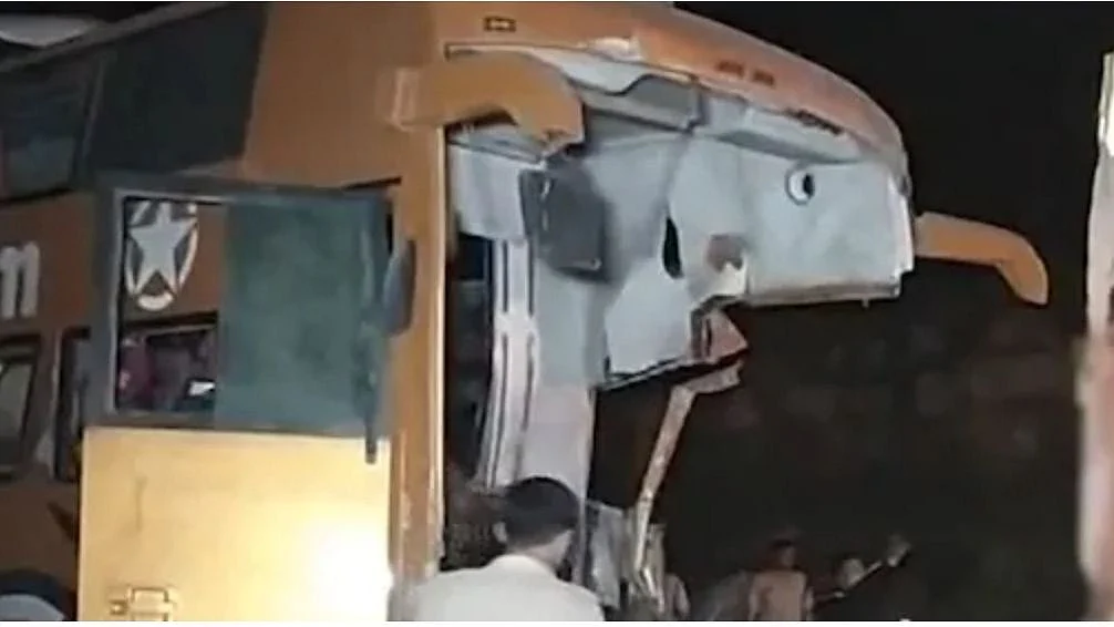 Madhya Pradesh: 14 killed, more than 35 injured as bus collides with stationary truck in Rewa