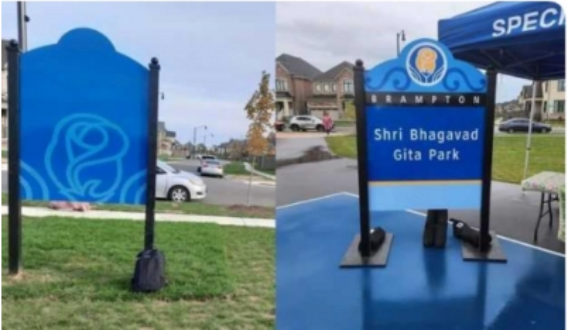 India condemns 'hate crime' at Canada's Bhagavad Gita Park