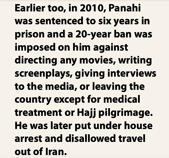 From Iran, films on freedom and fascism