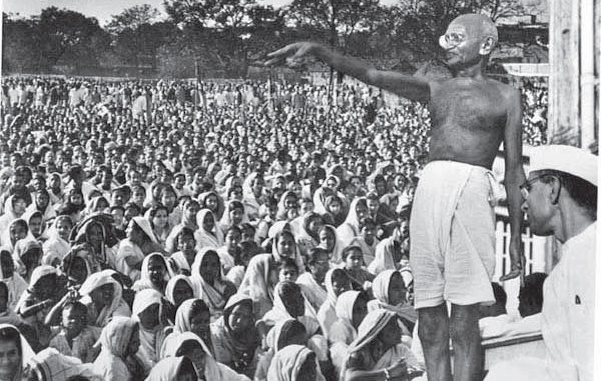 The fibre of Gandhi's resistance