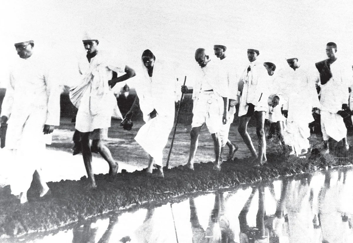 The fibre of Gandhi's resistance