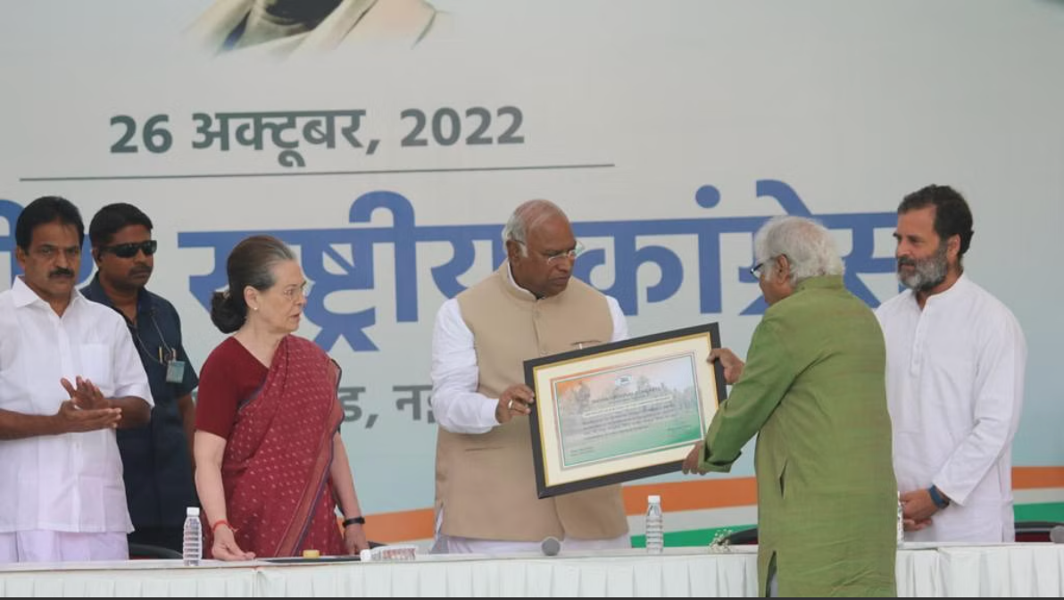Kharge formally takes over as Congress president