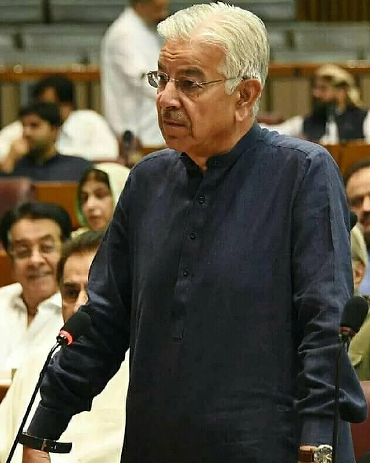 Pakistan Defence Minister Khawaja Asif (IANS Photo)