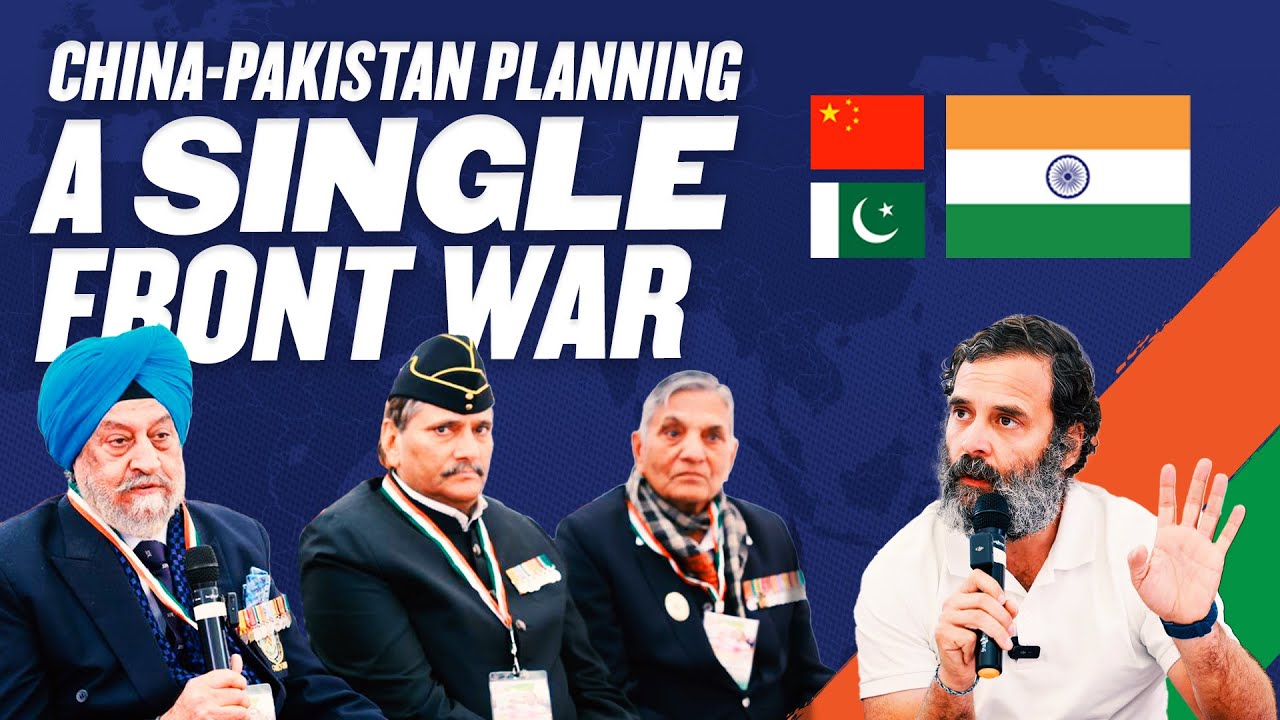 China-Pak planning a single front war against India: Rahul Gandhi in conversation with army veterans