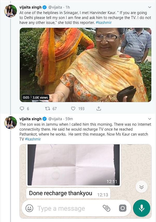 Voices from Kashmir start emerging on social media and reflect they are