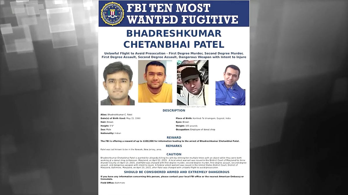 Indian In Fbi S Top 10 Most Wanted List Biggest Ever Hunt Launched Most Wanted List In 2022