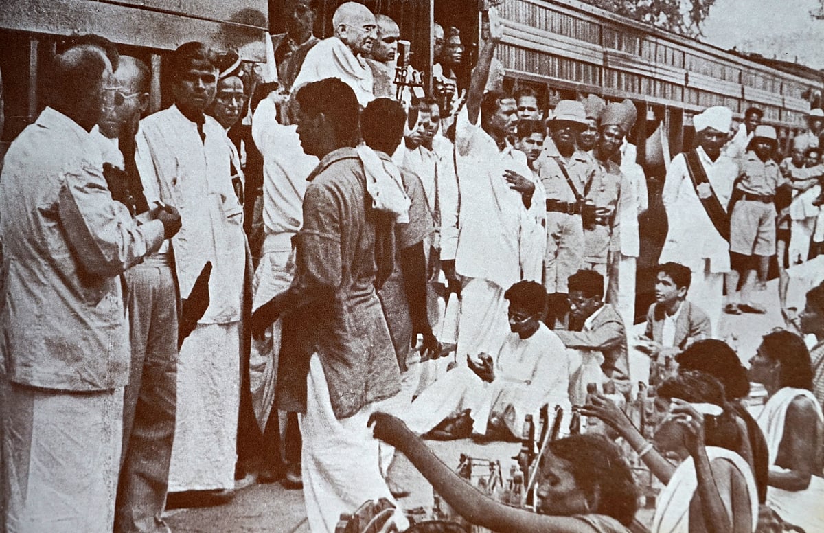 Ahmedabad’s textile mill owners and workers both rallied around Gandhi