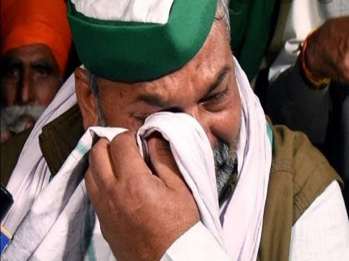 How Rakesh Tikait’s tears turned the tables in less than two hours at