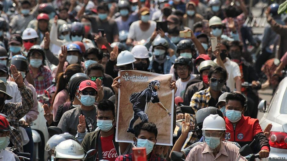 Protesters In Myanmar Fight Back Amid Violent Crackdown
