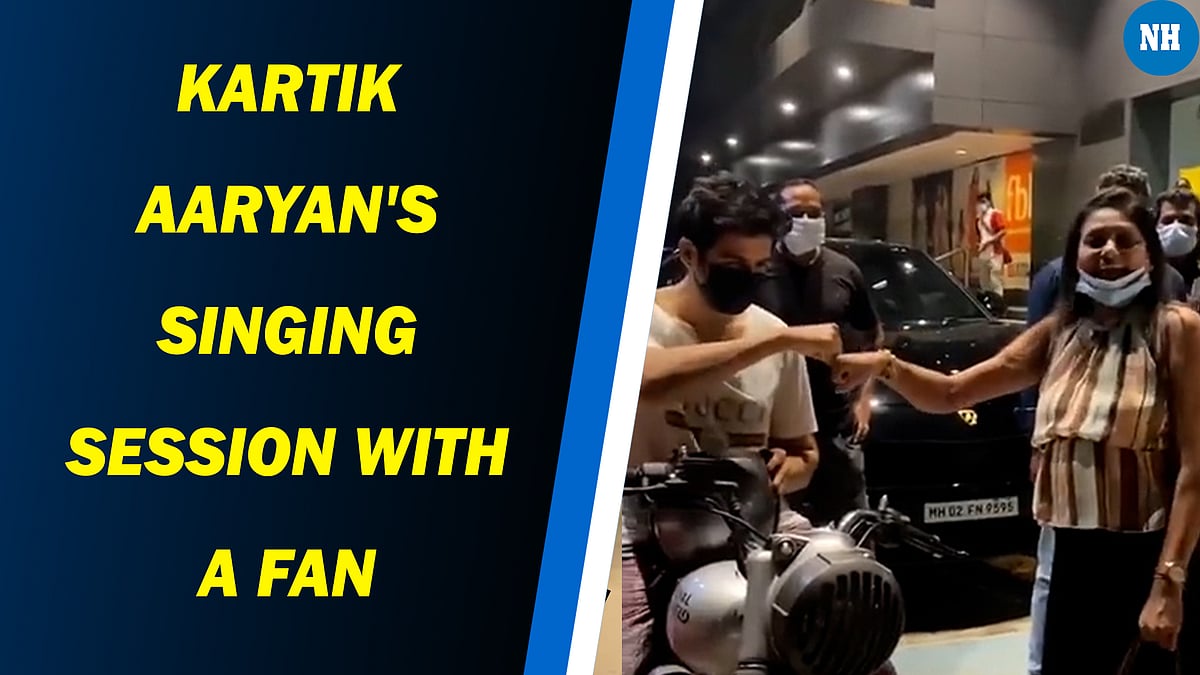 Kartik's fan goes crazy