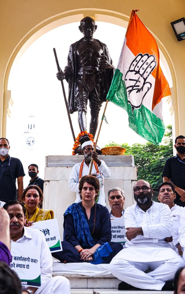 LIVE News Updates Priyanka Leads Maun Vrat In Lucknow To Seek Ajay 