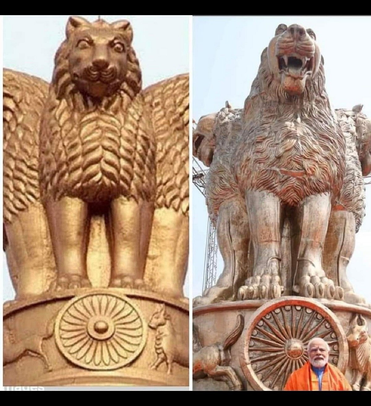 Unveiling national emblem atop Central Vista Not sitting well with