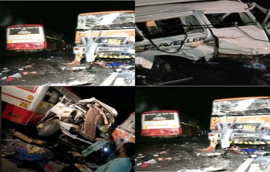 Four kids among 9 killed in road accident in Karnataka