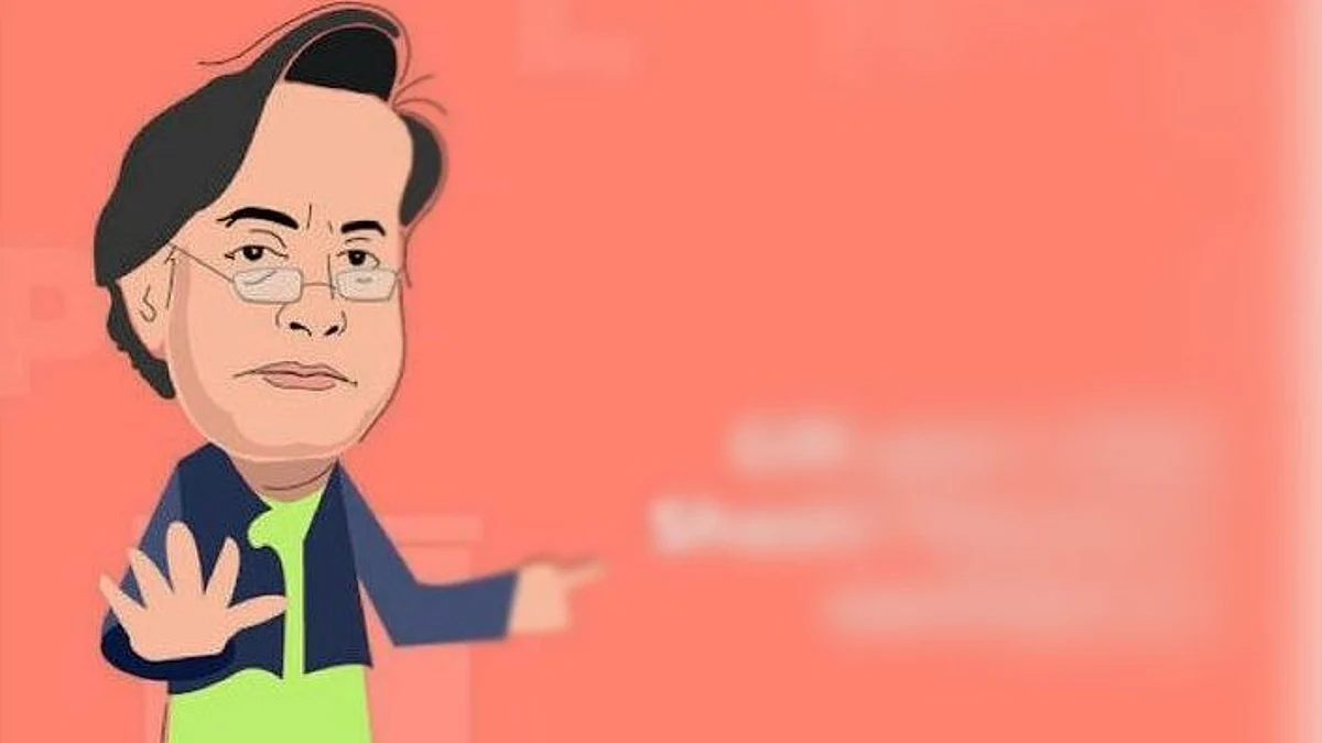 Shashi Tharoor takes legal action against a start-up for using his caricature without consent