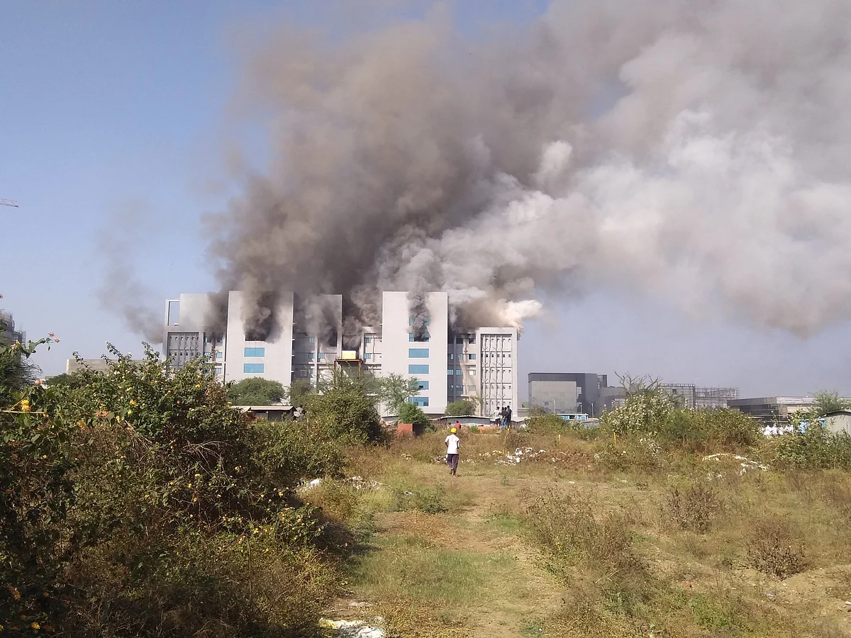 Fire at an under-construction building in Serum Institute of India in Pune