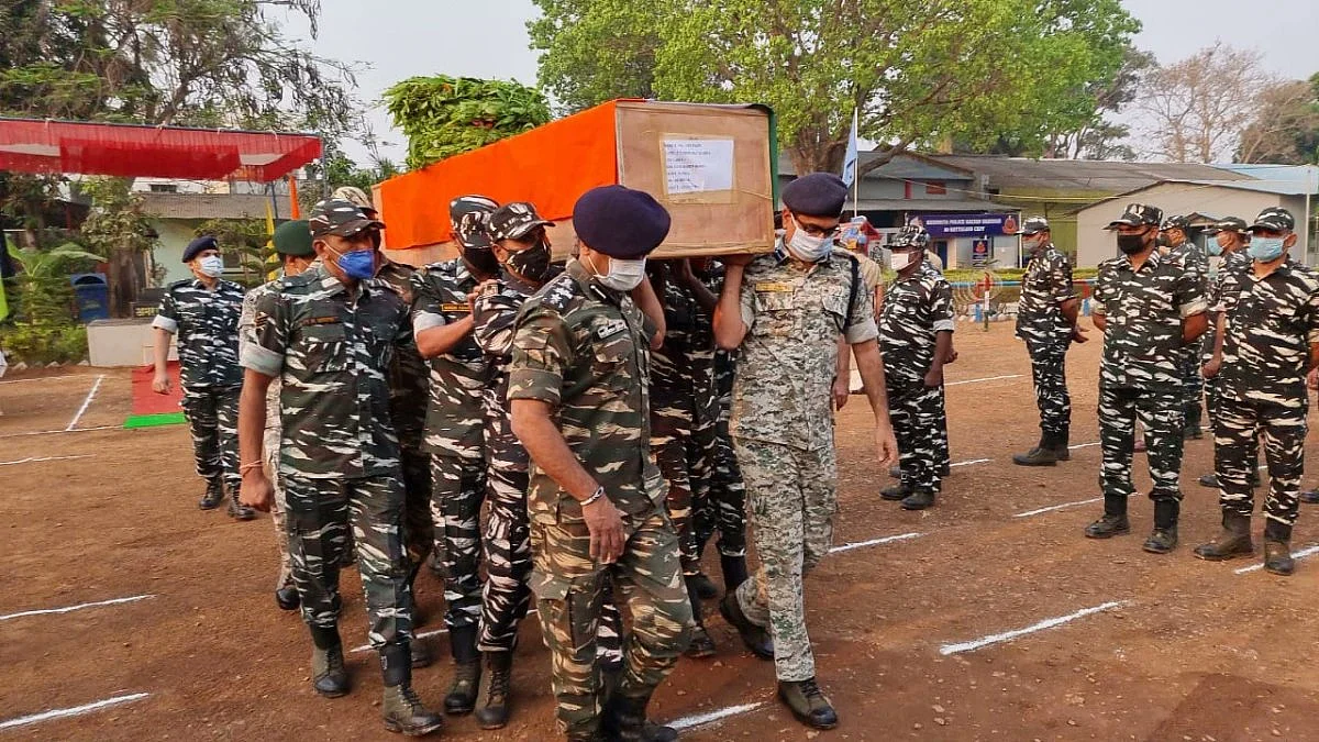 Search operation underway in Chhattisgarh after 22 security personnel killed in Maoist attack