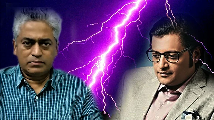 ‘फेकूगिरी’ : राजदीप
का ऐलान-ए-जंग और दुबकना अर्णब का