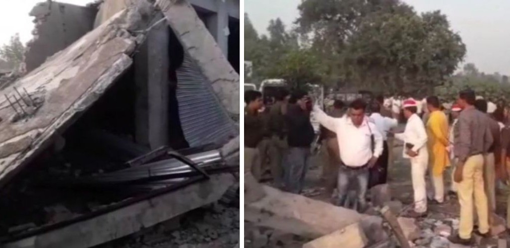 उत्तर प्रदेश: अवैध पटाखा फैक्ट्री में हुए धमाके में 8 लोगों की मौत, 3 गंभीर रूप से घायल