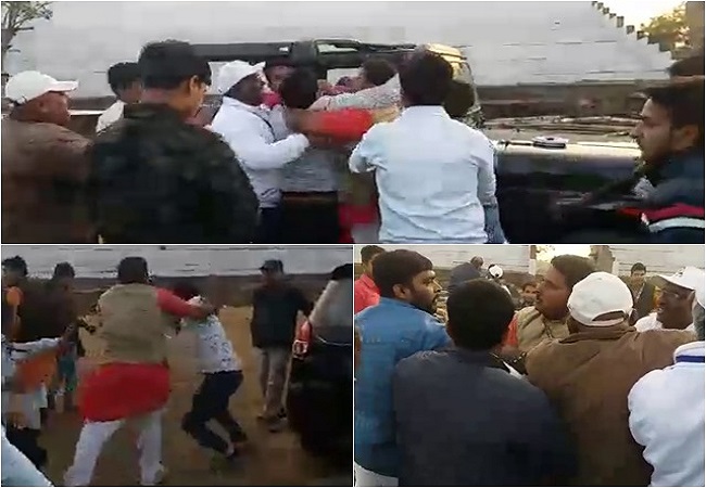 वीडियो: देखें कैसे धनबाद में संघ प्रमुख मोहन भागवत के कार्यक्रम में जमकर चले लात-घूंसे, सीएम ने भी की थी शिरकत