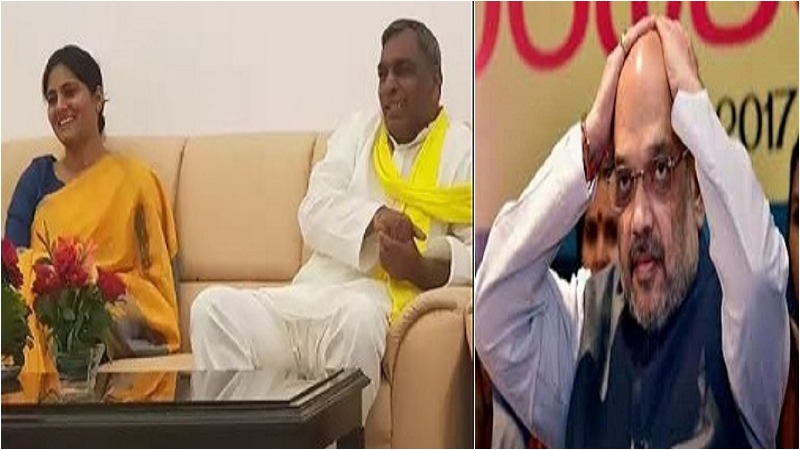 बिहार के बाद उत्तर प्रदेश में एनडीए में फूट की आशंका, राजभर के बाद अपना दल के तेवर से सहमी बीजेपी