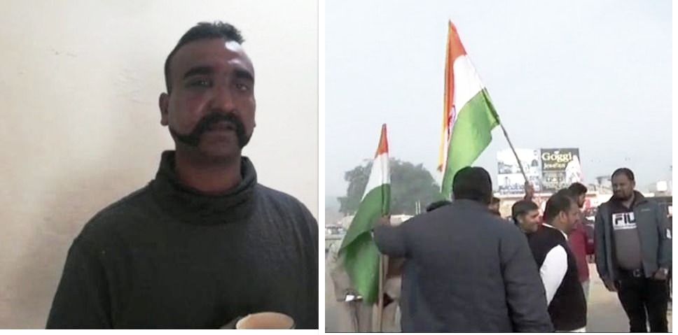 पाकिस्तान से लौट रहा है भारत का जांबाज सपूत, अभिनंदन के स्वागत में तिरंगे के साथ वाघा बॉर्डर पर उमड़ा जनसैलाब