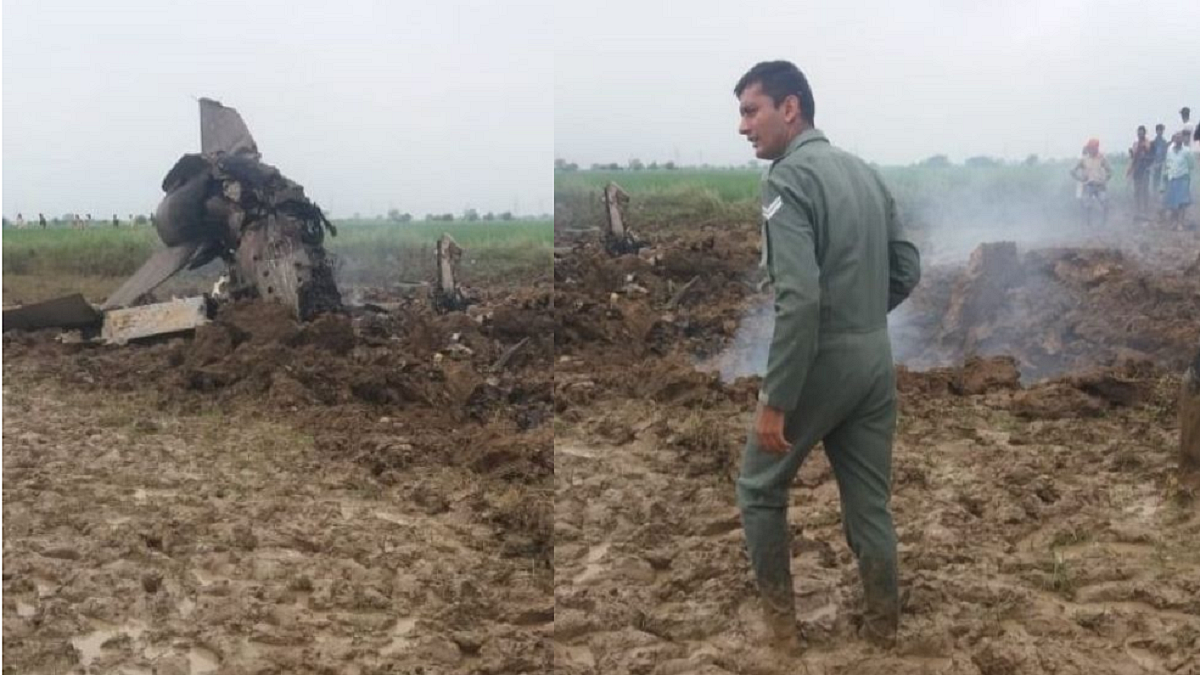 मध्य प्रदेश: वायुसेना का लड़ाकू विमान मिग-21 क्रैश, इस साल ये तीसरा हादसा