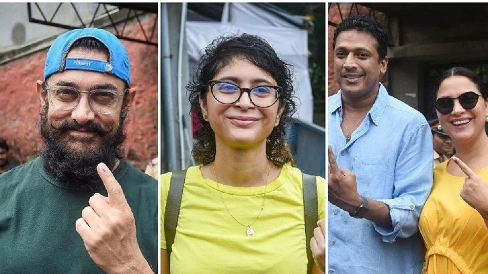 महाराष्ट्र-हरियाणा चुनाव: आमिर खान समेत इन सितारों ने डाले वोट, लोगों से की मतदान की अपील