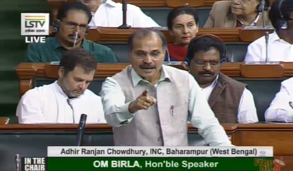 दिल्ली हिंसा: लोकसभा में अधीर रंजन बोले- दिल्ली की ‘खूनी होली’ नहीं छोड़ रही हमारा पीछा, अमित शाह दें इस्तीफा