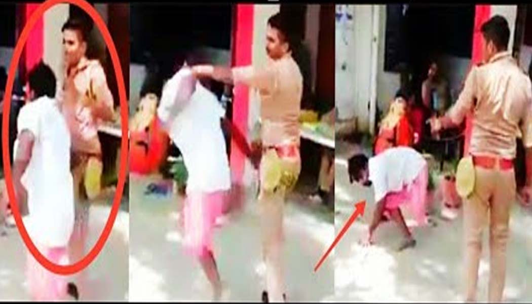 वीडियो: योगी की रक्षक पुलिस बनी भक्षक! वर्दी का धौंस दिखाकर दिव्यांग को बेरहमी से पीटा