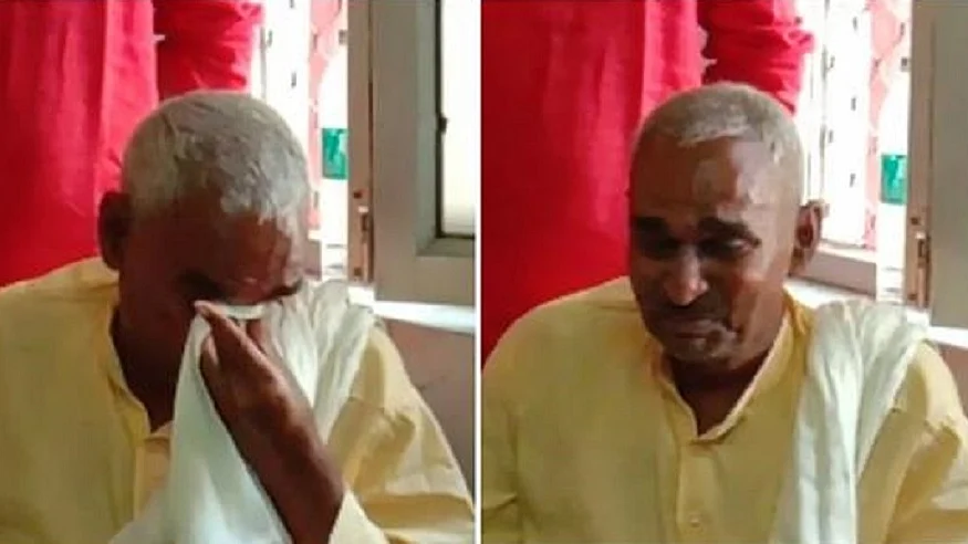 बलिया हत्याकांड के आरोपी के घर पहुंचे BJP विधायक के छलके आंसू, आरोपी के साथ खड़ा रहने का किया खुला ऐलान