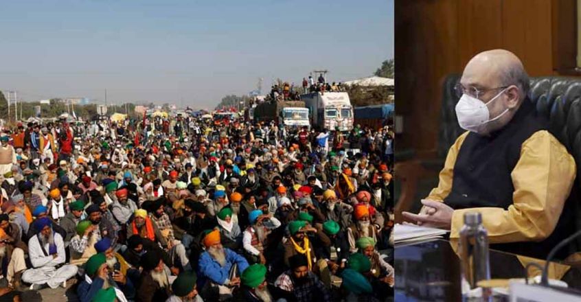 किसानों के ‘भारत बंद’ से हिली सरकार, कल की वार्ता से पहले अमित शाह ने आज ही बैठक के लिए बुलाया