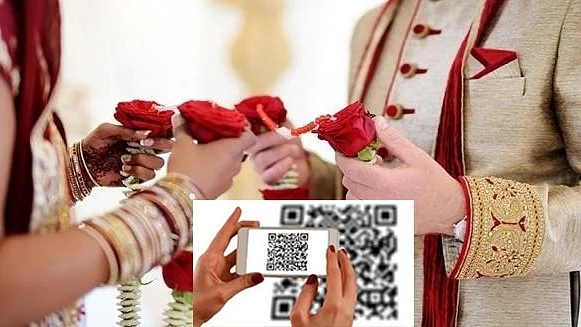 अब शादी में भी डिजिटली होगा न्यौते का पेमेंट, मदुरै के परिवार ने कार्ड पर छपवाया क्यूआर कोड