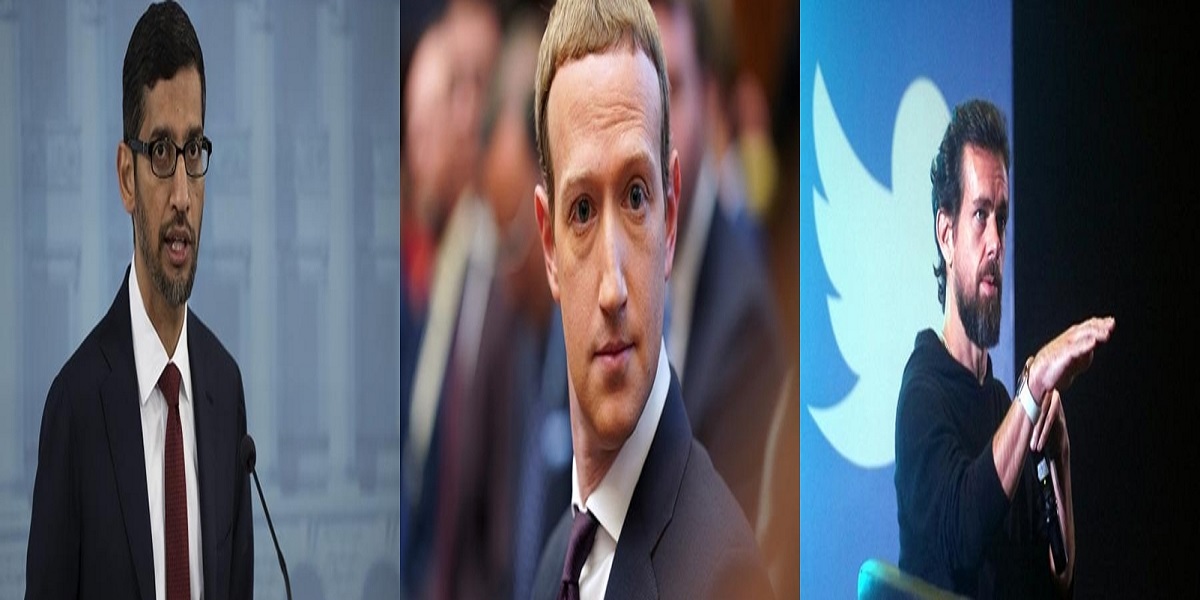कैपिटल हिल हिंसा मामला: गलत सूचना प्रसार मामले में सुनवाई का सामना करेंगे मार्क जुकरबर्ग, पिचाई और डोर्सी