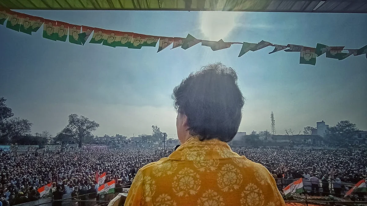 किसान पंचायत में प्रियंका गांधी बोलीं- किसान देश का हृदय है, देशद्रोही, आतंकवादी, परजीवी और आंदोलनजीवी नहीं