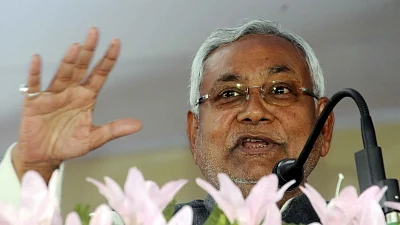 बिहार: जिस तहसील में है नीतीश का घर वहां गिरी जल नल योजना की टंकी, 8 महीने पहले हुआ था निर्माण, लगे गंभीर आरोप