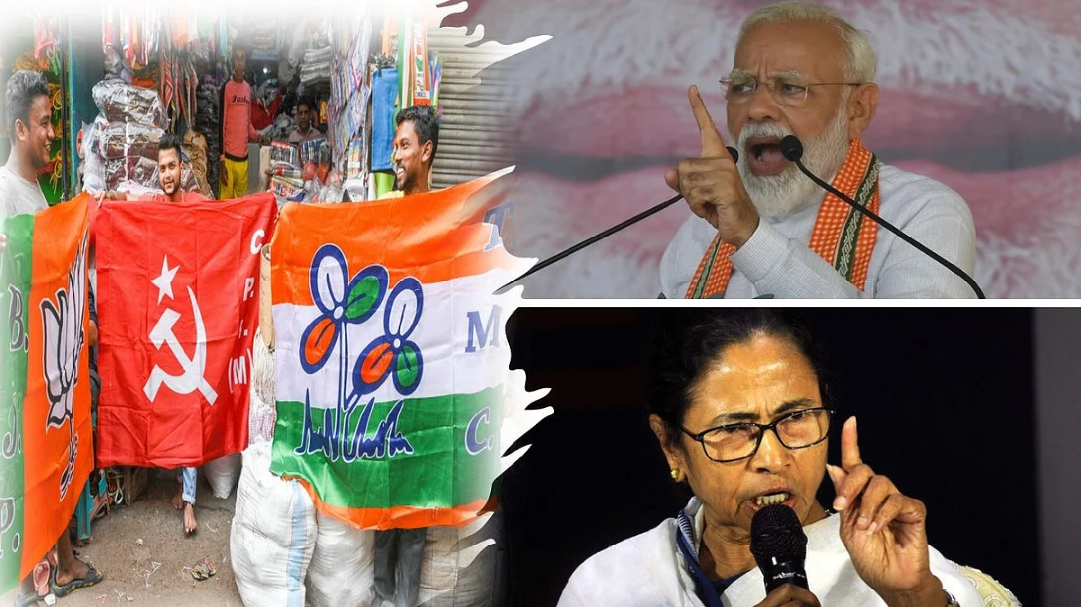 बंगाल में अब तक के सबसे भीषण चुनावी संग्राम के लिए बजा बिगुल, आक्रामकता और धनबल बनाम बांग्ला सम्मान का मुकाबला