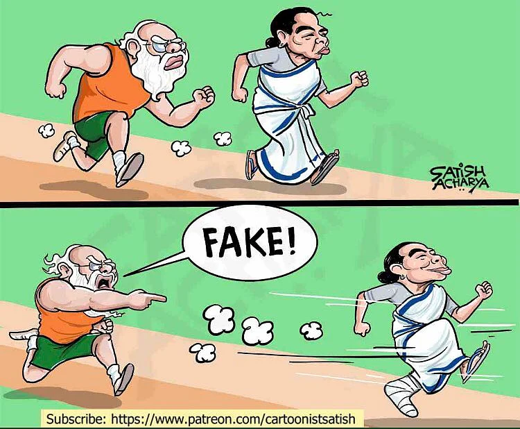 सतीश आचार्य का कार्टून