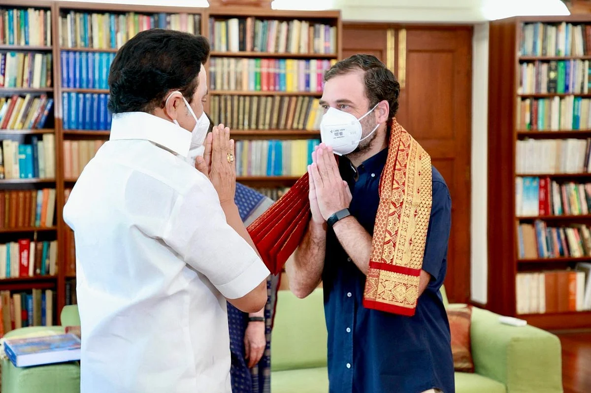 सोनिया और राहुल गांधी से मिले तमिलनाडु के सीएम स्टालिन, राज्य के विकास के लिए कई मुद्दों पर चर्चा