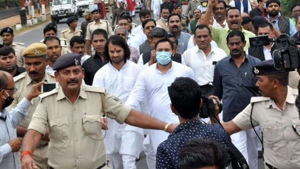 बिहार: जातीय जनगणना कराने की मांग को लेकर RJD का प्रदर्शन, सड़क पर उतरे पार्टी नेता और कार्यकर्ता
