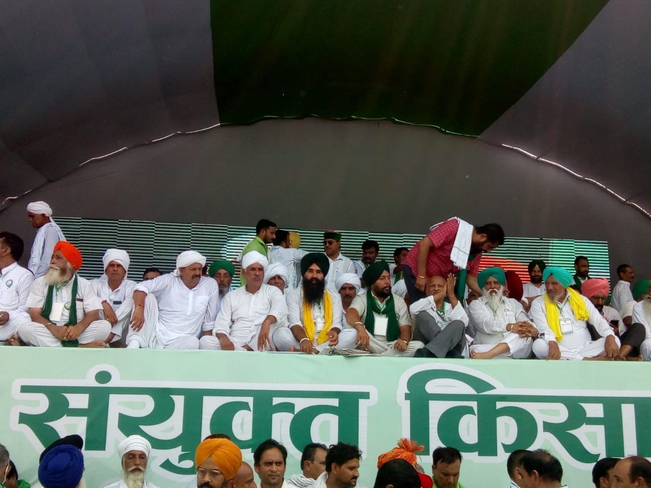 संयुक्त किसान मोर्चा का महापंचायत में बड़ा ऐलान, 7 सितंबर को करनाल में महापंचायत, 27 सितंबर को भारत बंद