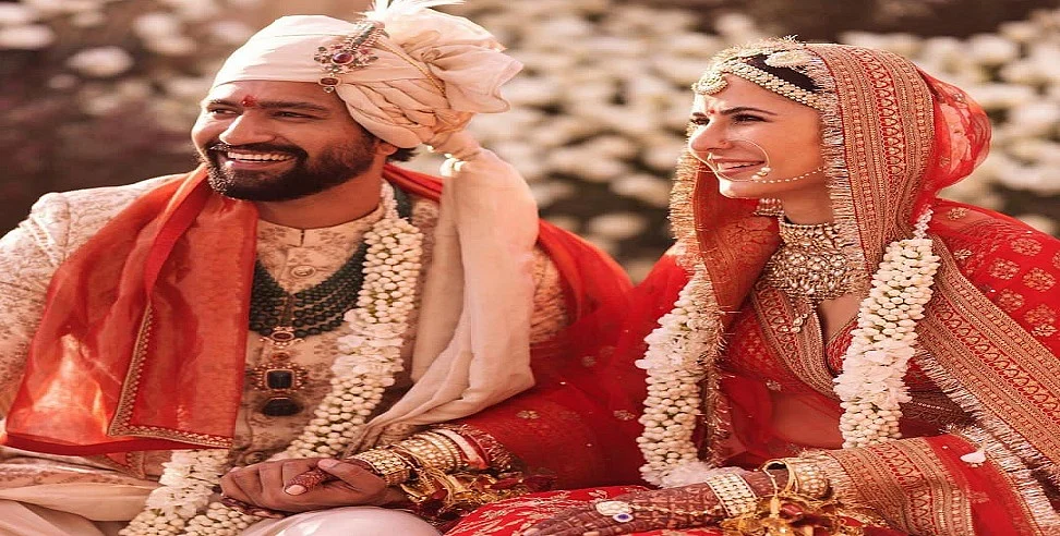 Vicky-Katrina wedding Pics: एक दूजे के हुए कैटरीना कैफ और विक्की कौशल, देखें भव्य शादी की खास तस्वीरें