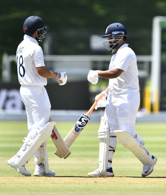 SA vs IND 3rd Test : लंच तक भारत का स्कोर 130/4, कप्तान कोहली-पंत क्रीज पर, साउथ अफ्रीका पर 143 रनों की बढ़त