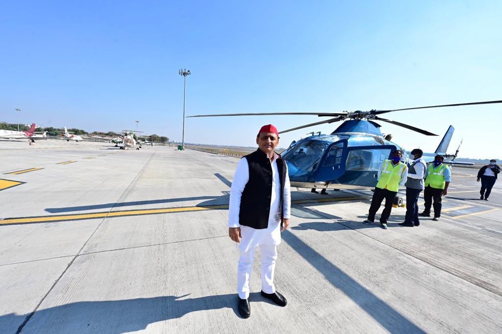 यूपी चुनाव: 'हारती हुई BJP की हताशा भरी साज़िश', अखिलेश का आरोप, दिल्ली में रोका गया हेलिकॉप्टर