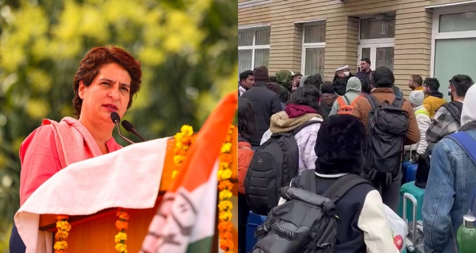 प्रियंका गांधी ने यूक्रेन में फंसे भारतीय छात्रों के लिए उठाई आवाज, सरकार से जल्द वापस लाने की मांग की